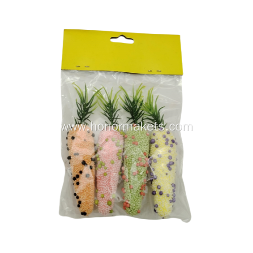4PCS Foam Carrots